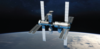 Northrop Grumman’s free flyer commercial destination design leverages flight proven elements to provide the base module for extended capabilities including science, tourism, industrial experimentation, and building of infrastructure beyond initial design. Credits: Northrop Grumman