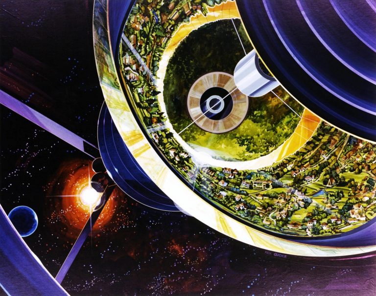 This ’70s Artist Painted Our Future In Space
