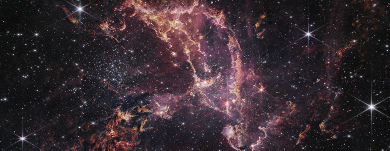 NASA’s Webb Uncovers Star Formation In Cluster’s Dusty Ribbons