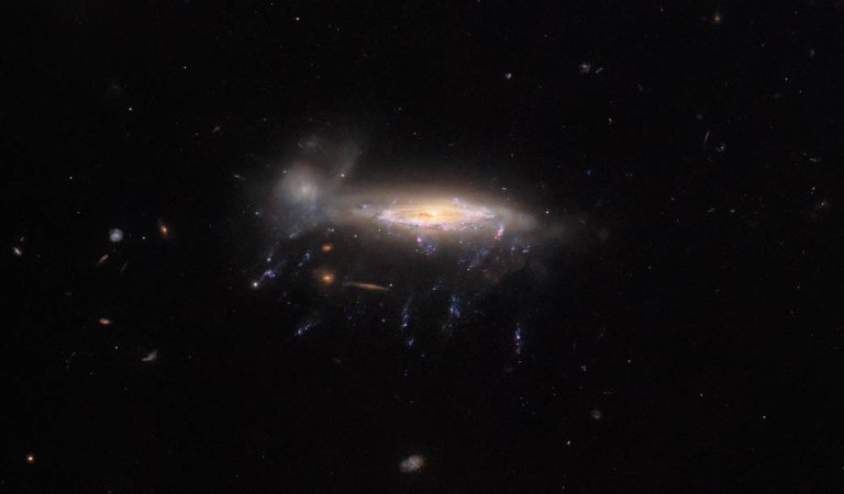 Hubble Spots A Galaxy With Tendrils