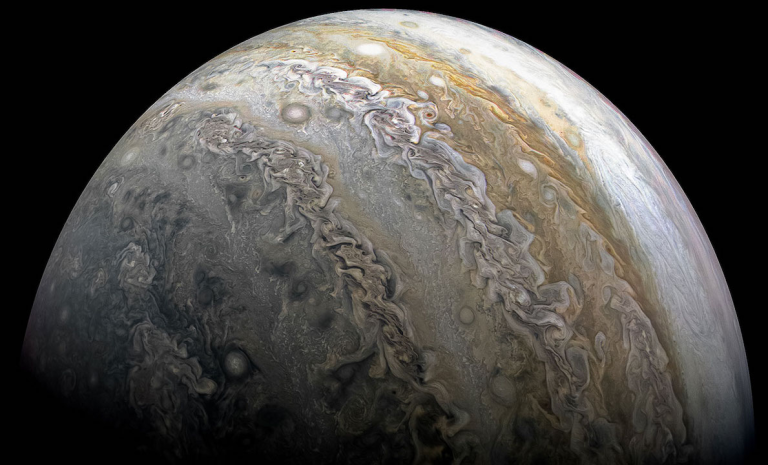 Juno Marks 50 Orbits Around Jupiter