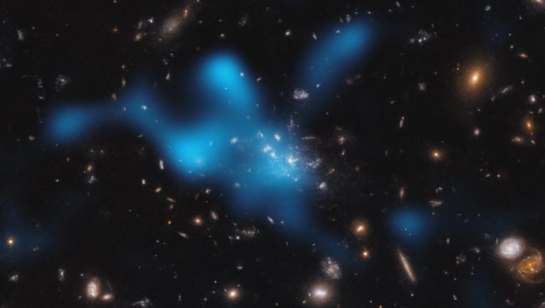 Astronomers Witness The Birth Of A Very Distant Cluster Of Galaxies From The Early Universe