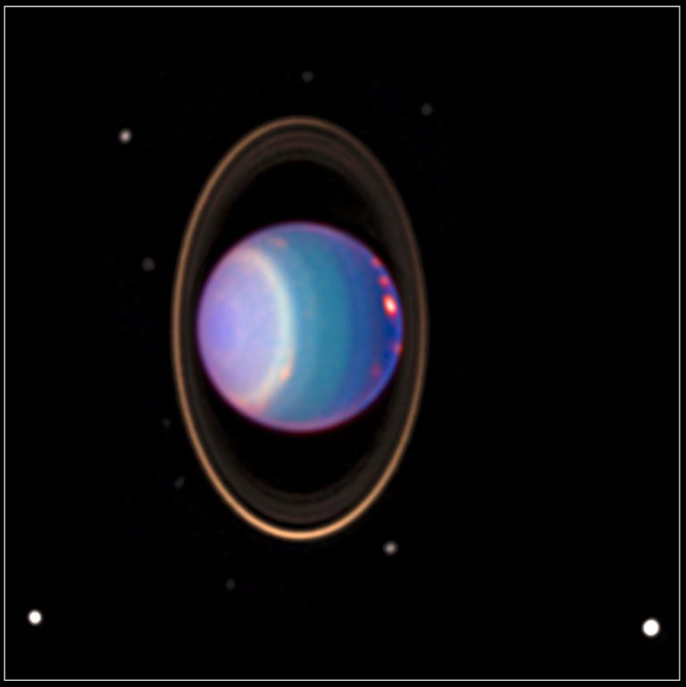 New Study Of Uranus’ Large Moons Shows 4 May Hold Water