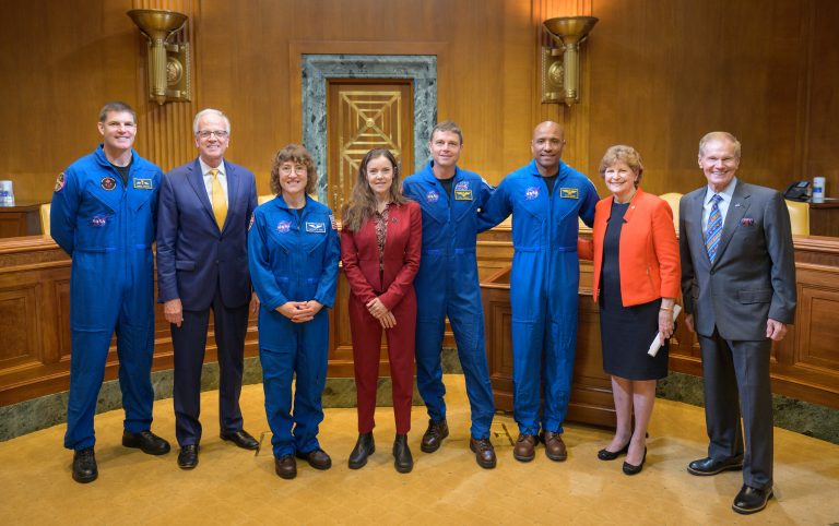 U.S. Senate Members Meet The Crew Of Artemis II