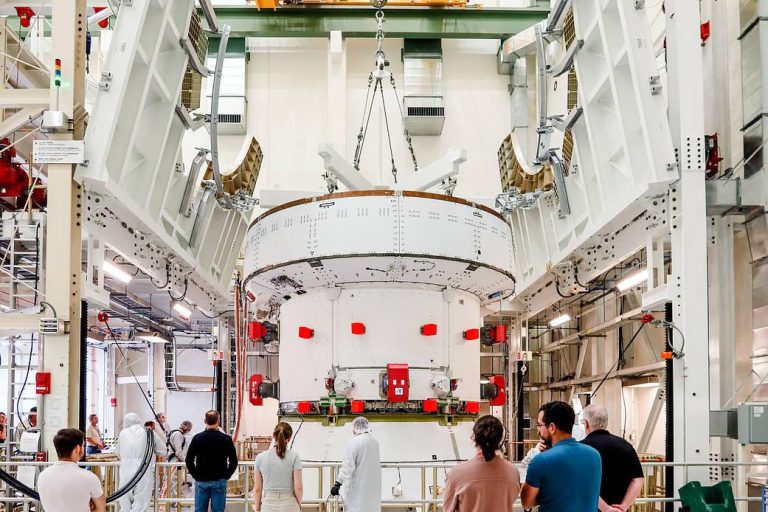 Artemis II Module Makes A Move