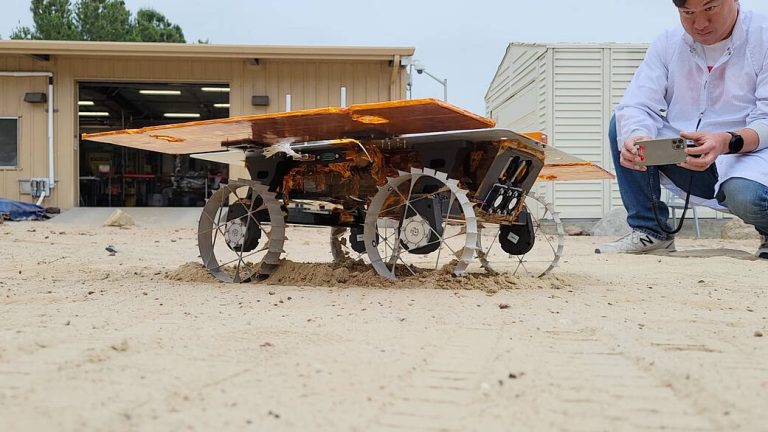 Testing New Wheels For The Moon